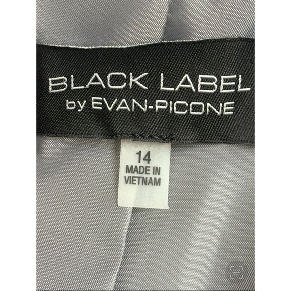 Evan Picone Black Label NWT Grey Plaid Blazer Sze 14 Formal Career Office Classy - Picture 7 of 11